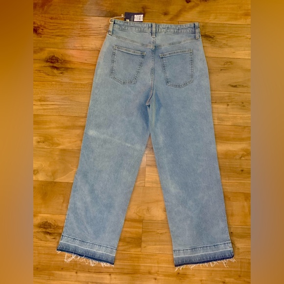 Women's High-Rise Wide Leg Jeans - Universal Thread Light Wash - Picture 4 of 5